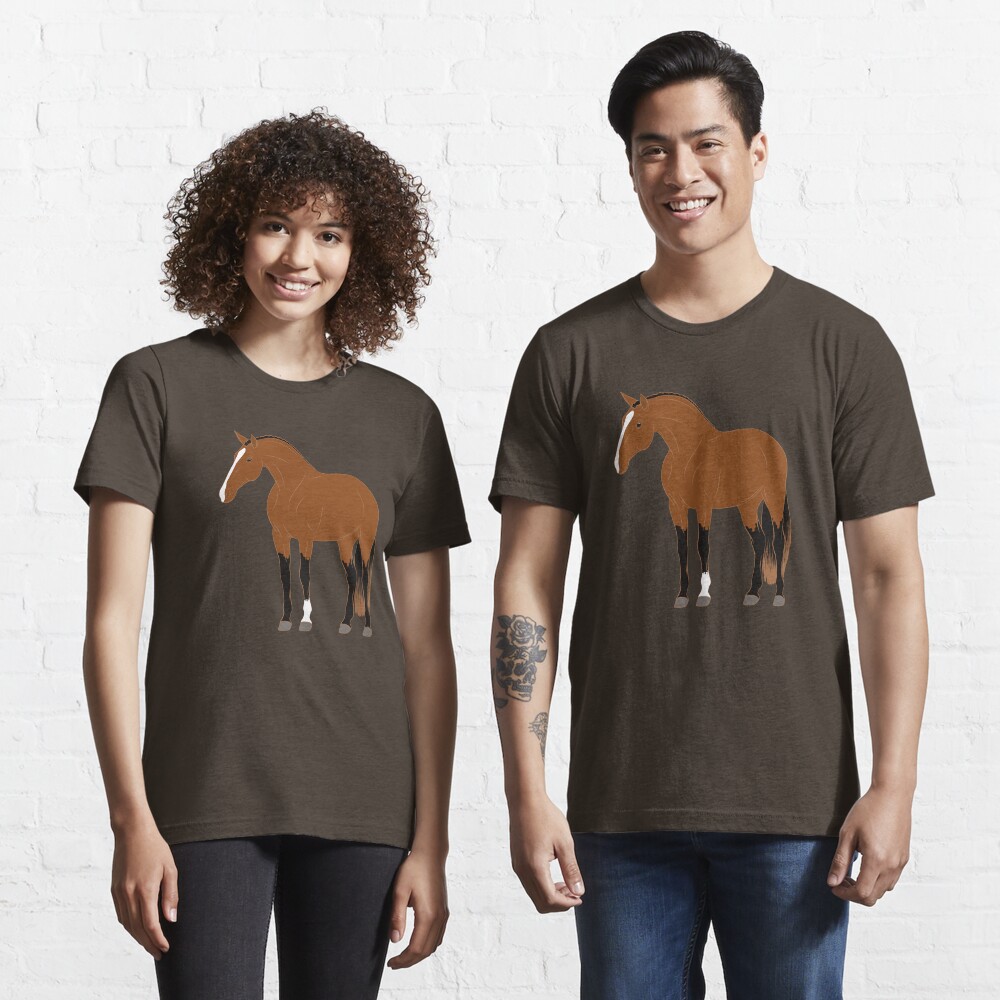 Aperçu de l'œuvre T-shirt essentiel créée et vendue par WebEquitation.