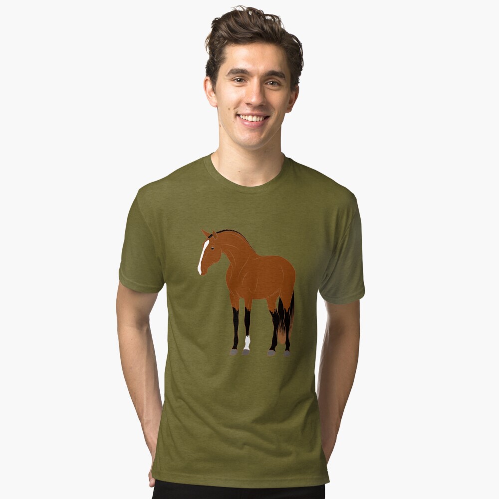 Aperçu de l'œuvre T-shirt chiné créée et vendue par WebEquitation.