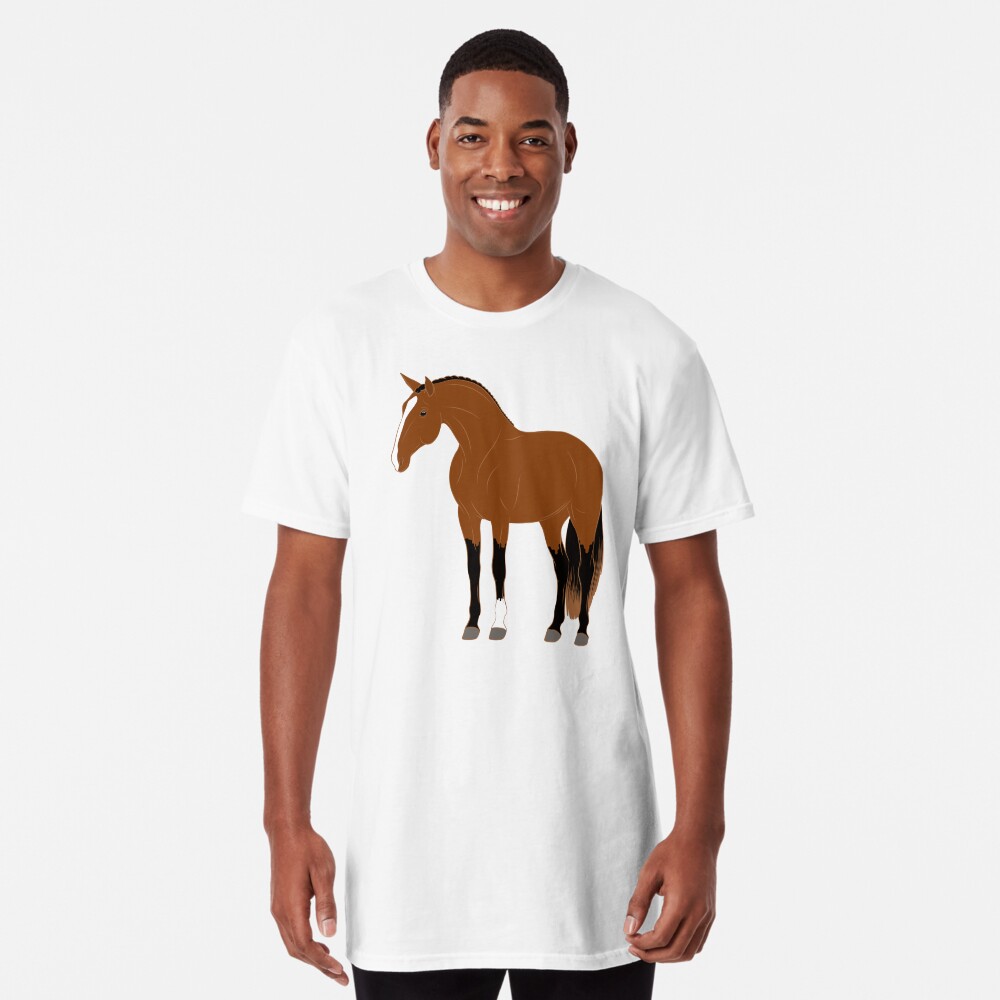 Aperçu de l'œuvre T-shirt long créée et vendue par WebEquitation.