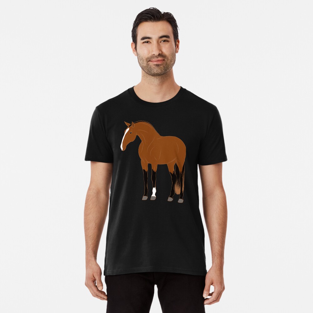 Aperçu de l'œuvre T-shirt premium créée et vendue par WebEquitation.
