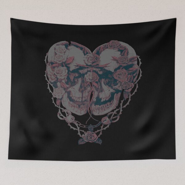 Item preview, Skulls and roses designed and sold by Fadi Alyaldani.