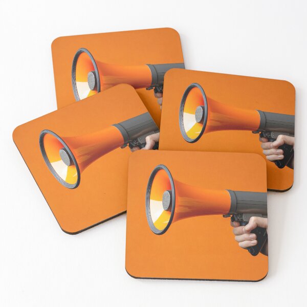 Item preview, Bright background megaphone designed and sold by anytka.