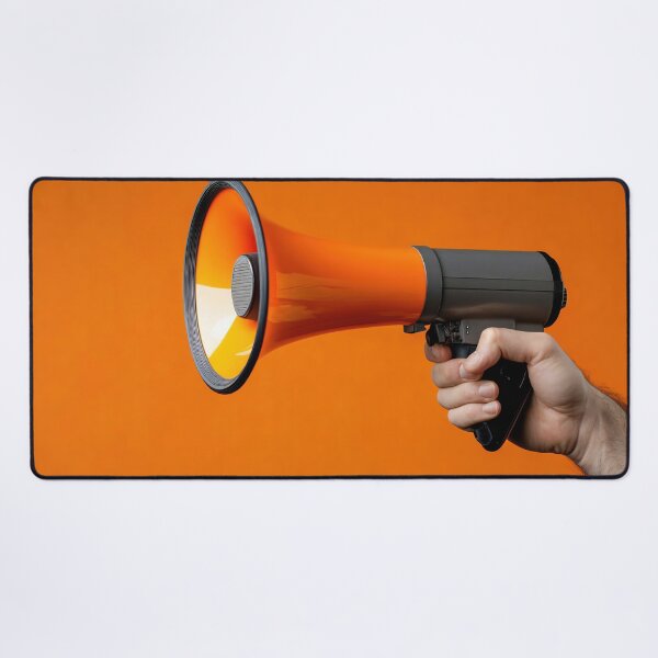 Item preview, Bright background megaphone designed and sold by anytka.