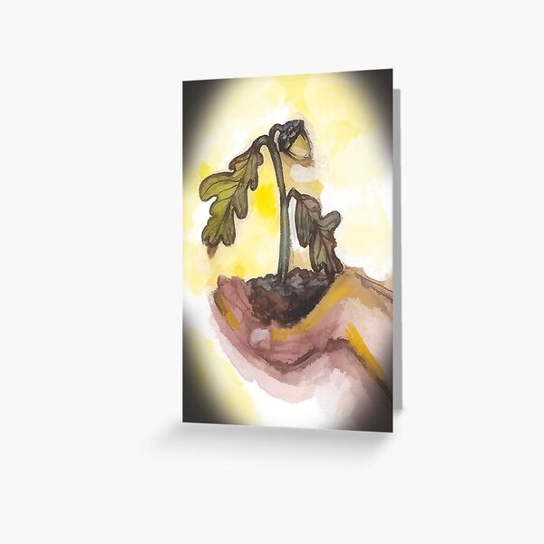 Vista previa del artículo con la obra «Crecimiento interno», diseñado y vendido por Waiemotioncards.