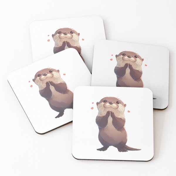 Item preview, Cute happy friend otter designed and sold by PatternFly.