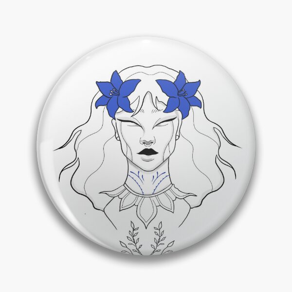 Item preview, Flower goddess designed and sold by RVNdrawings.