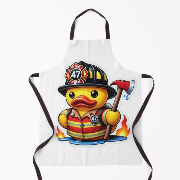 Item preview, Rubber Duck brave firefighter with an ax designed and sold by BrinaandPops.