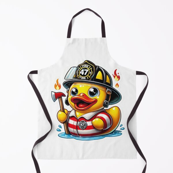 Item preview, Happy Rubber Duck brave firefighter designed and sold by BrinaandPops.