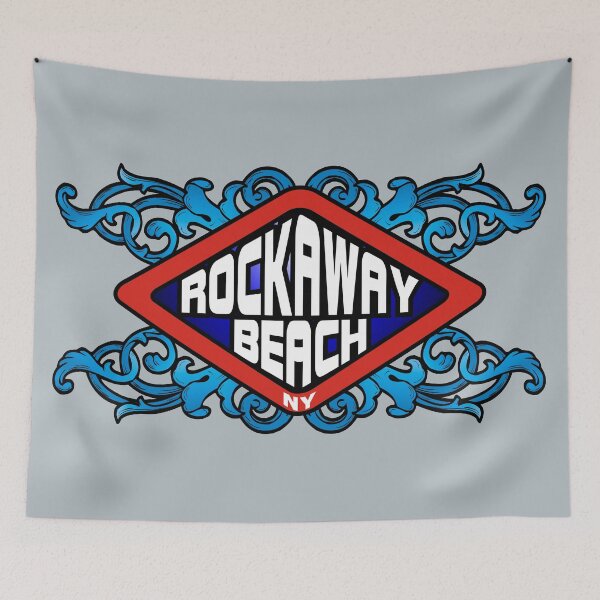 Item preview, Rockaway Beach NY retro sign designed and sold by studioss76.