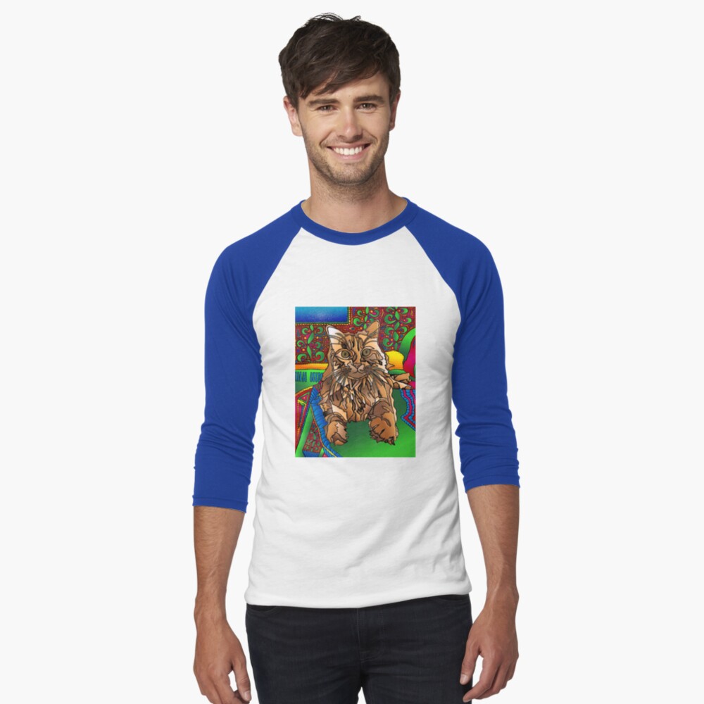 Item preview, Baseball ¾ Sleeve T-Shirt designed and sold by NicMicVic.