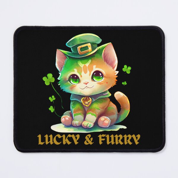 Item preview, Saint Patrick's Day Ginger Cat  designed and sold by I-wanna-T-shirt.