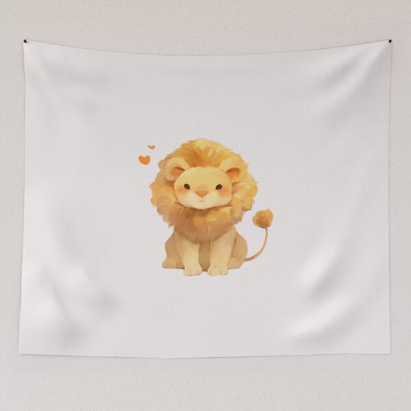 Item preview, Cute happy friend lion designed and sold by PatternFly.
