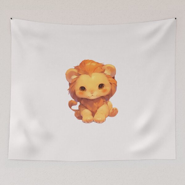 Item preview, Cute happy friend lion designed and sold by PatternFly.
