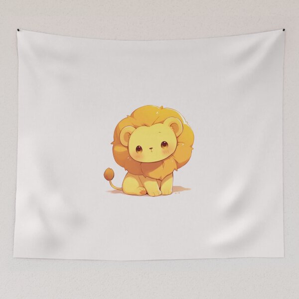 Item preview, Cute happy friend lion designed and sold by PatternFly.