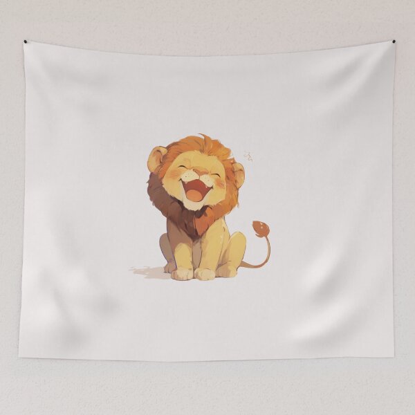 Item preview, Cute happy friend lion designed and sold by PatternFly.