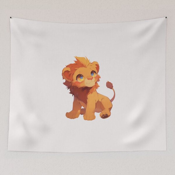 Item preview, Cute happy friend lion designed and sold by PatternFly.