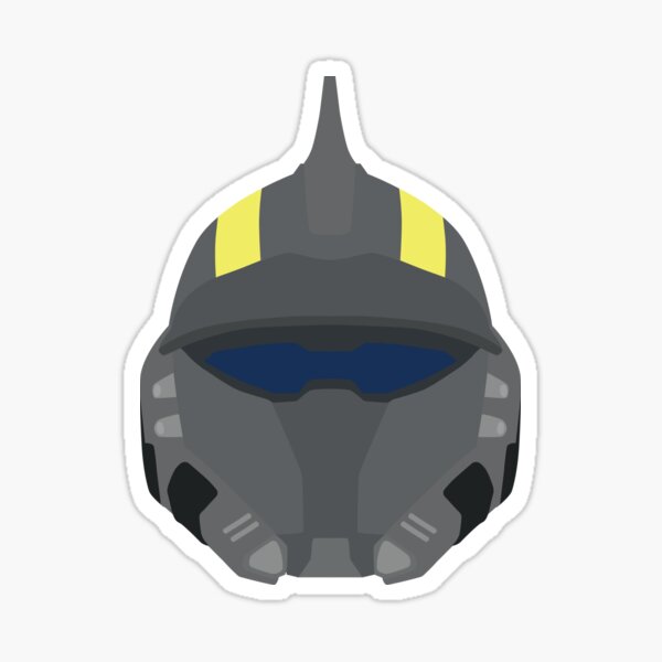 Item preview, Helldivers 2 SR-18 Roadblock-Helmaufkleber designed and sold by Guyudontknow.