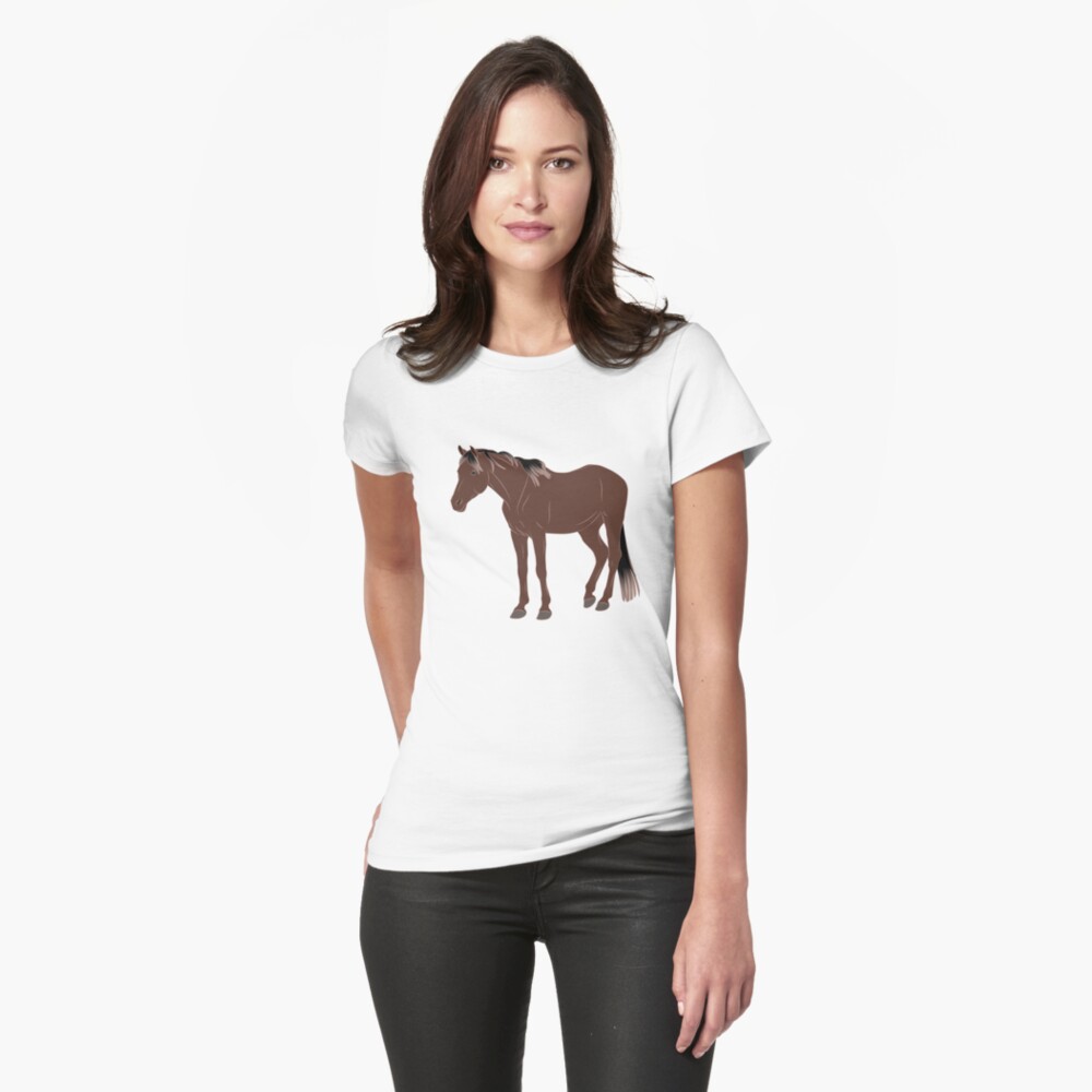 Aperçu de l'œuvre T-shirt moulant créée et vendue par WebEquitation.