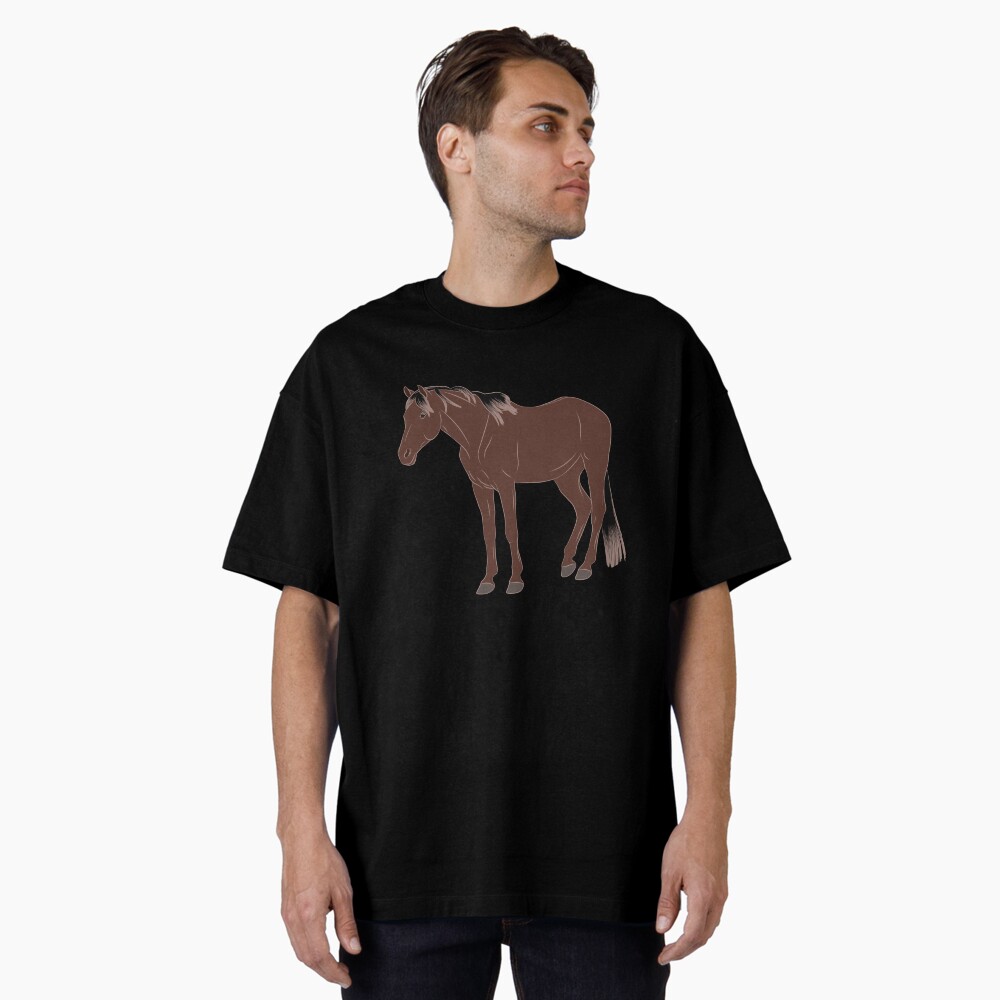 Aperçu de l'œuvre T-shirt oversize créée et vendue par WebEquitation.