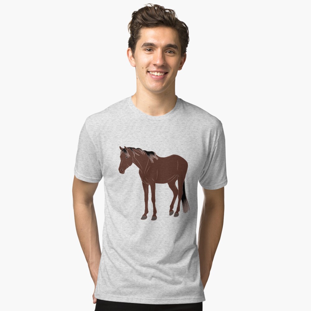 Aperçu de l'œuvre T-shirt chiné créée et vendue par WebEquitation.