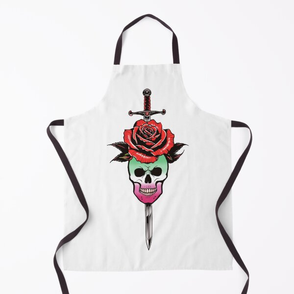 Item preview, Gothic Abrosexual Skull & Rose Dagger – Abrosexual Pride Flag Design designed and sold by Travelslightly.