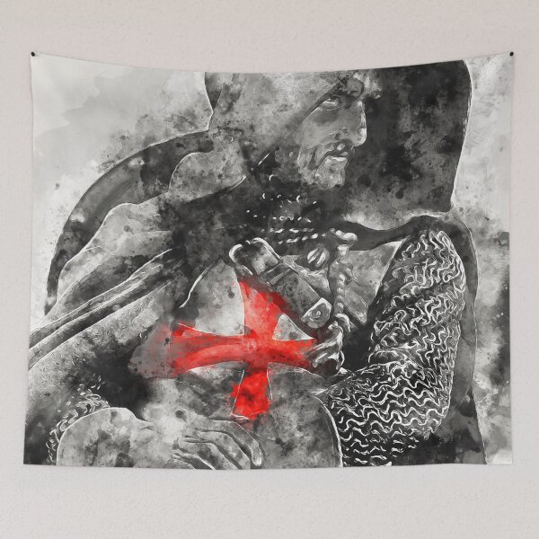 Item preview, Ancient Templar Knight designed and sold by AM FineArtPrints.