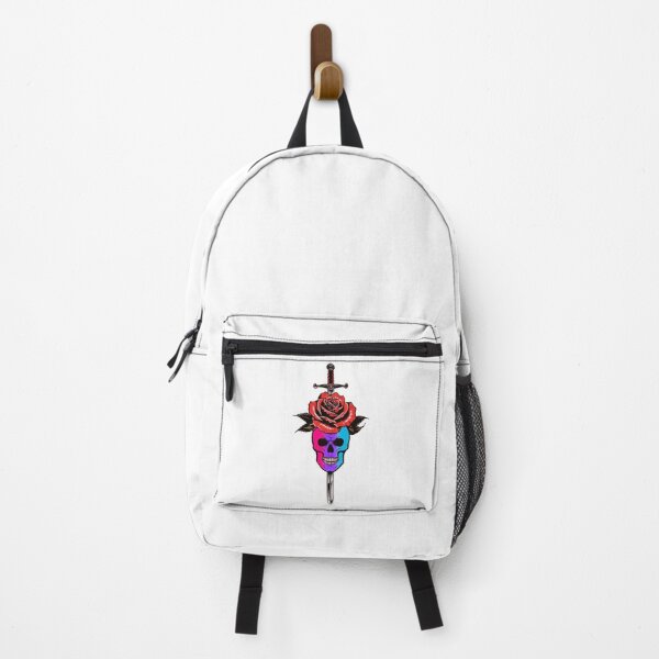 Item preview, Gothic Androgynous Skull & Rose Dagger – Androgynous Pride Flag Design designed and sold by Travelslightly.