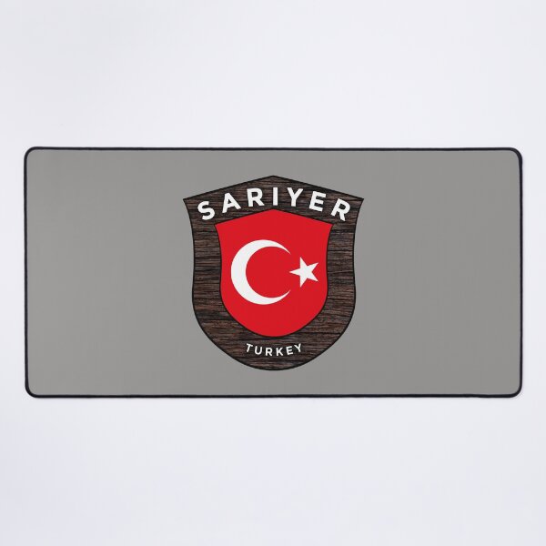 Item preview, Sarıyer Turkey Emblem Flag designed and sold by World Designs.