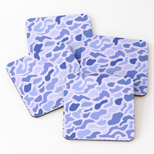 Item preview, Leaves in Shapes - BLUE designed and sold by Ederson D'Mind.