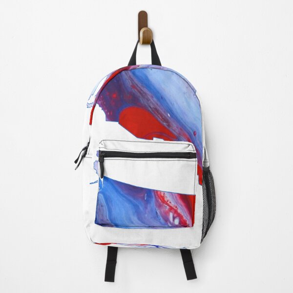 Item preview, USA on Map - Patriotic - Flow Art / Pour Painting - jdp-04-0022 designed and sold by ANomadDesigns.