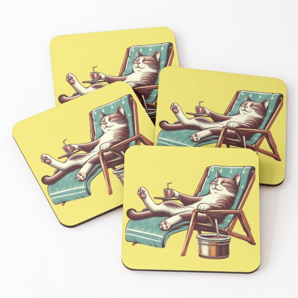 Item preview, Funny Cat Lazy Life Vibes designed and sold by Designflex90.