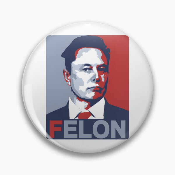 Item preview, FELON – Elon Musk Political Parody Design designed and sold by LeftAF.