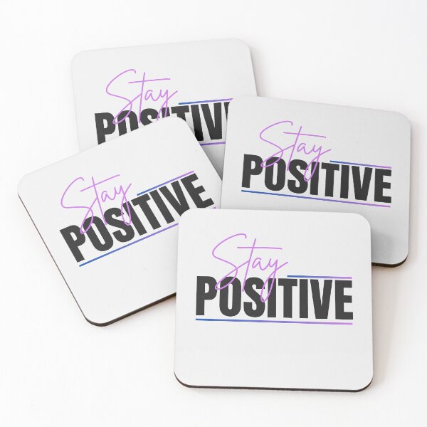 Item preview, stay positive designed and sold by UniqueByMarko.