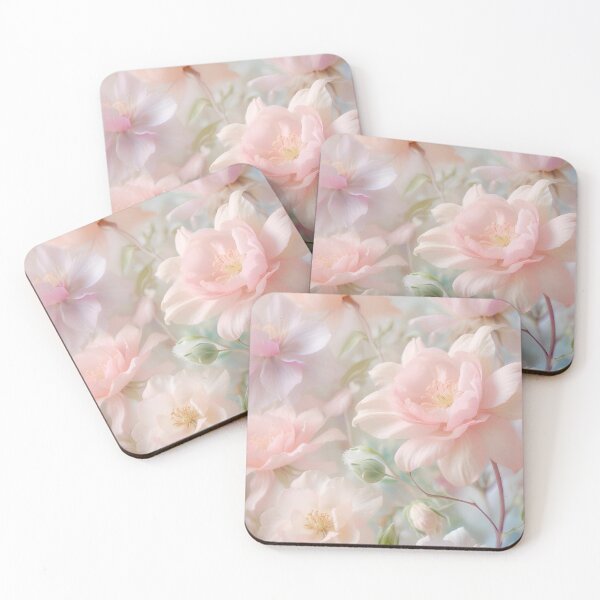 Item preview, Soft Pastel Floral Art – Dreamy Blush Aesthetic designed and sold by LemonHorse.