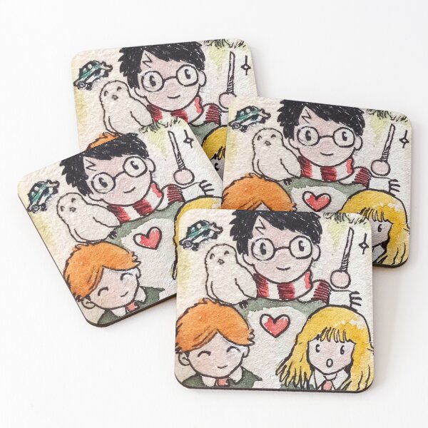 Item preview, Harry, Hermione and Ron designed and sold by Inkhov Art.