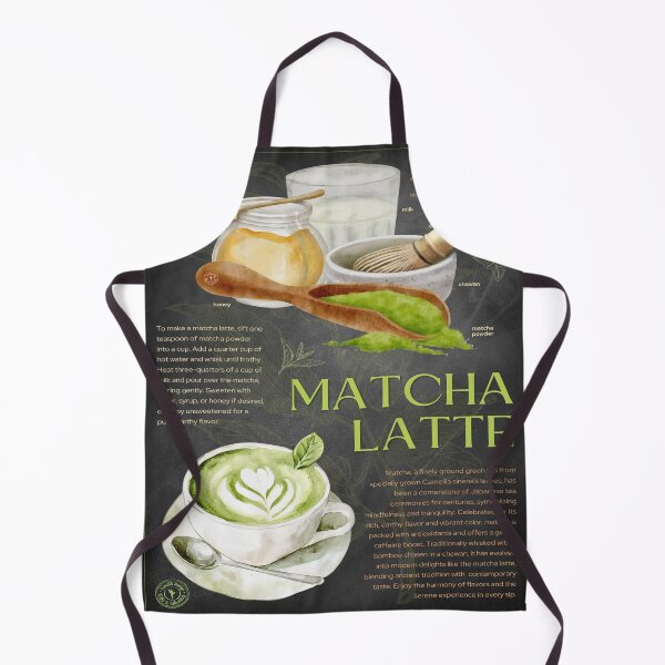 Item preview, Matcha Latte Recipe Print – Zen-Inspired Cafe Wall Art designed and sold by TuncGK.