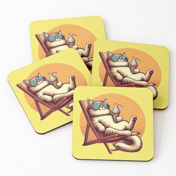 Item preview, Funny Cat Lazy Life Vibes designed and sold by Designflex90.