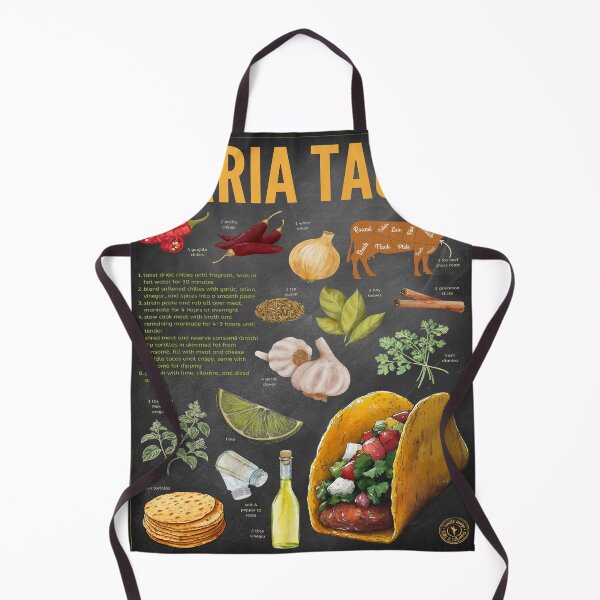 Item preview, Birria Tacos Recipe Art Print designed and sold by TuncGK.