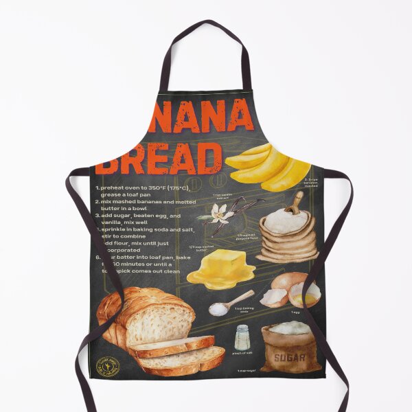 Item preview, Banana Bread Recipe Art Print designed and sold by TuncGK.