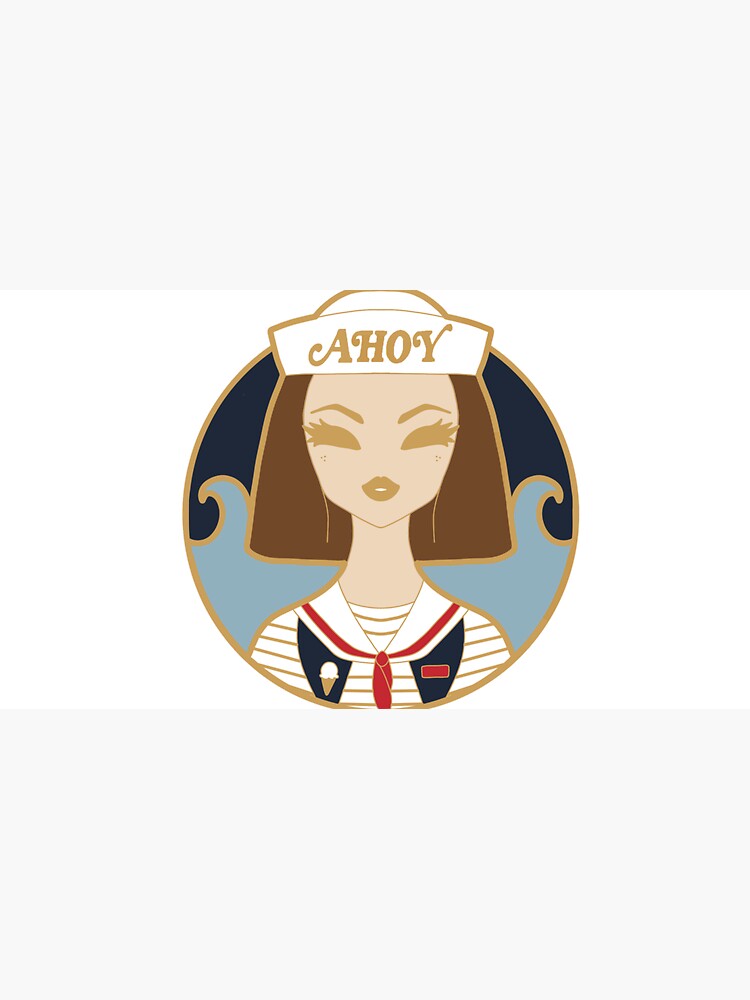 Thumbnail 7 of 7, Cap, Scoops Ahoy Robin designed and sold by DesignsByMist.