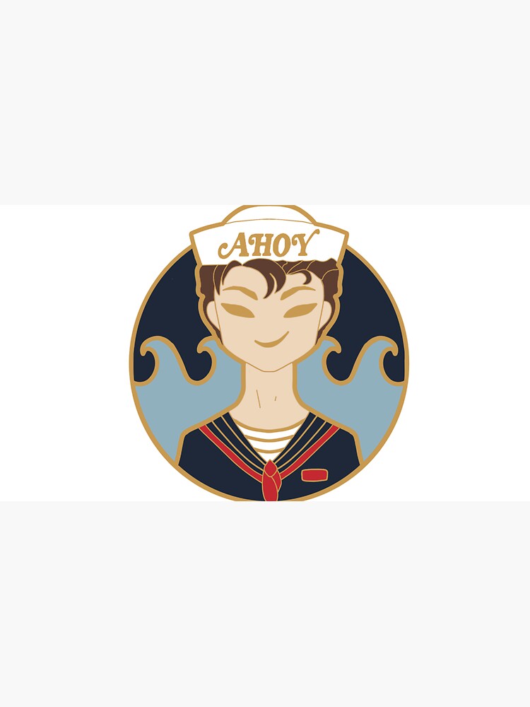Thumbnail 7 of 7, Cap, Scoops Ahoy Steve designed and sold by DesignsByMist.