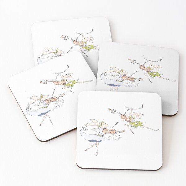 Item preview, Bunnies playing violins in heaven- Mahler 4 designed and sold by just3notes.