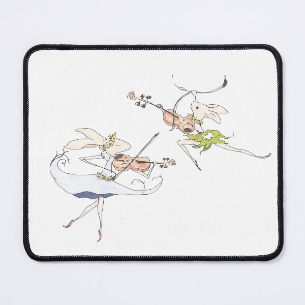 Item preview, Bunnies playing violins in heaven- Mahler 4 designed and sold by just3notes.