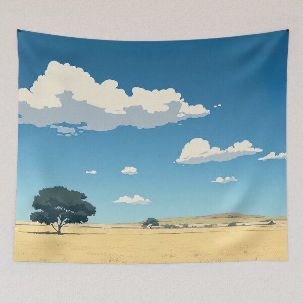 Item preview, Niger landscape | Anime style designed and sold by ComicsFactory.