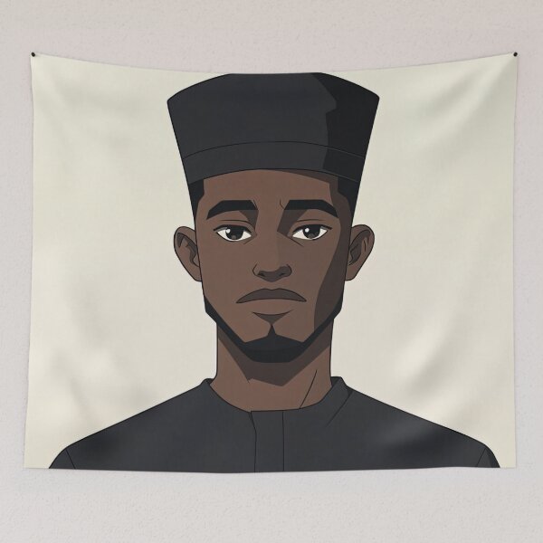 Item preview, Nigeran man | Anime style designed and sold by ComicsFactory.