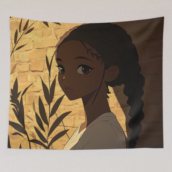 Item preview, Nigeran woman | Anime style designed and sold by ComicsFactory.