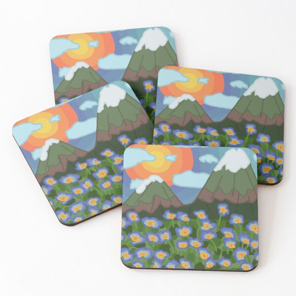 Item preview, Mountains and flowers designed and sold by swisscheese25.