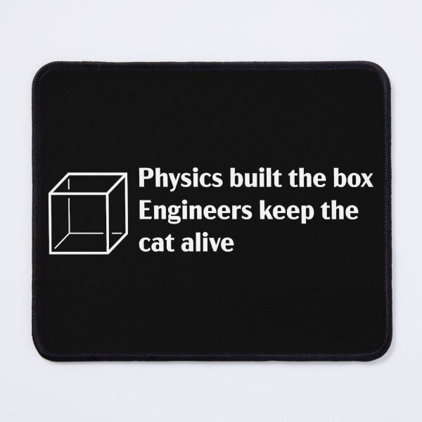 Item preview, Engineers keep the cat alive designed and sold by Silvered-Wings.