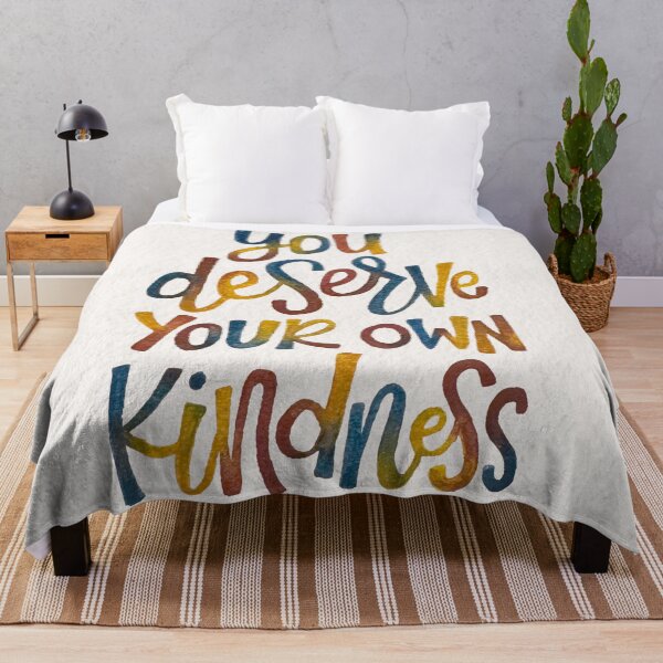 Item preview, You Deserve Your Own Kindness Watercolor designed and sold by jay-p.