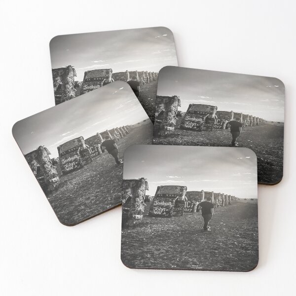 Item preview, Vintage BW Cadillac Ranch  designed and sold by Craig Kauzmann.